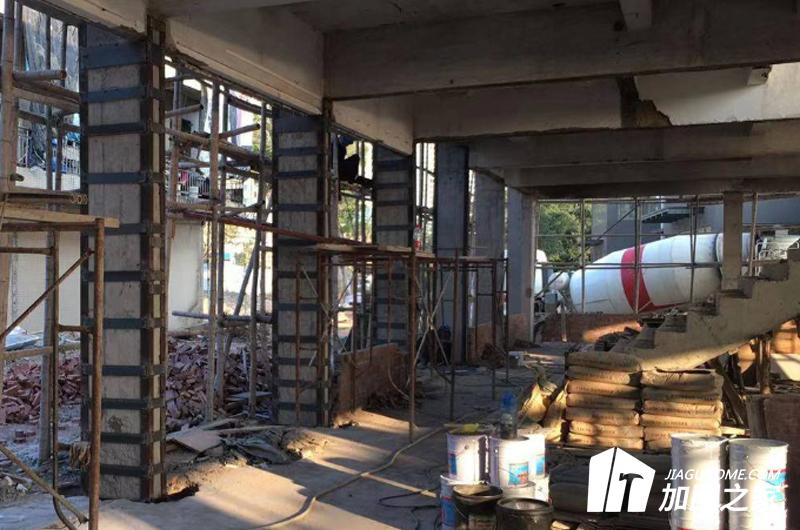 結構加固對建筑構件進行加固